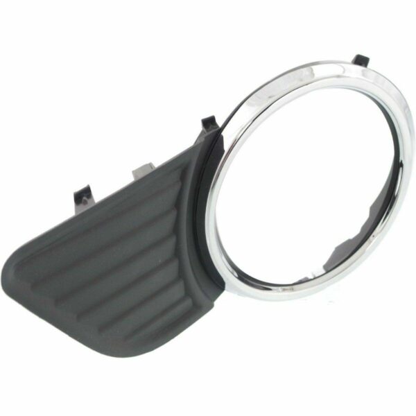 Fog Lamp Bezel Front Driver Side Toyota Sienna 2011-2017 Matte-Black With Chrome Mld Exclude Se , TO1038146 - Image 3