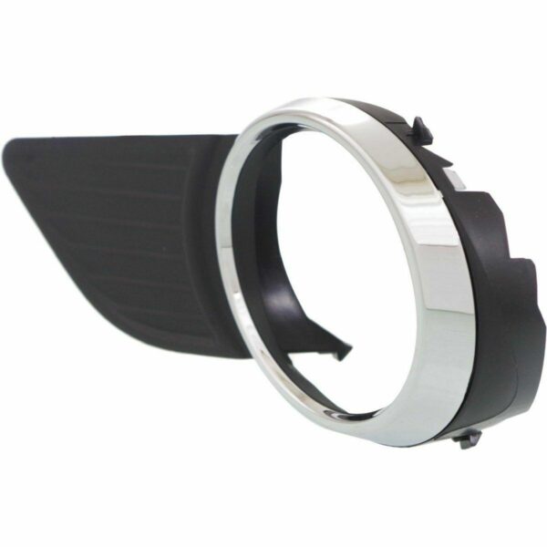 Fog Lamp Bezel Front Driver Side Toyota Sienna 2011-2017 Matte-Black With Chrome Mld Exclude Se , TO1038146 - Image 4