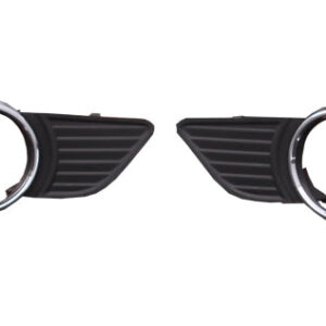 Fog Lamp Bezel Front Driver Side Toyota Sienna 2011-2017 Matte-Black With Chrome Mld Exclude Se , To1038146U - Hunt Parts