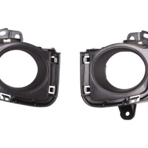 Fog Lamp Bezel Front Passenger Side Toyota Prius 2010-2011 Matte-Black With Pre-Collision System , TO1039136