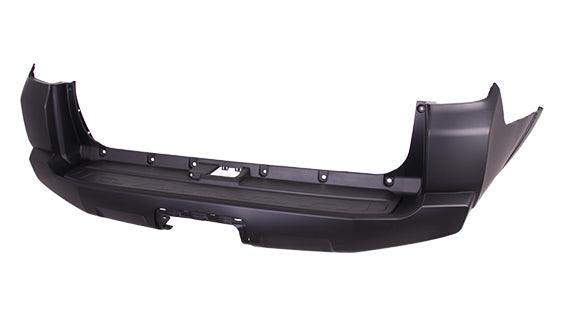 Bumper Rear Toyota 4Runner 2014-2021 Primed Without Sensor Hole Without Chrome Trim Premium Capa , TO1100312C - Hunt Parts