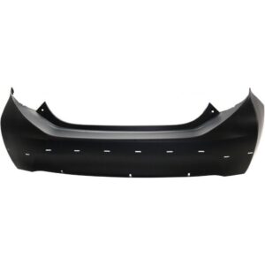 Bumper Rear Toyota Prius C 2017 Primed With Spoiler Holes Capa , TO1100327C - Hunt Parts