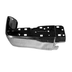 Bumper End Rear Driver Side Toyota Tundra 2014-2021 Chrome Without Sensor Hole , TO1104123
