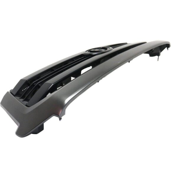 Grille Toyota Tundra 2014-2017 Painted Black With Gray Moulding Sr Model , TO1200372 - Image 3