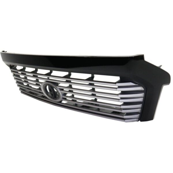 Grille Toyota Tundra 2014-2017 Painted Silver-Gray With Black Moulding Platinum Model , TO1200375 - Image 3
