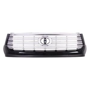 Grille Toyota Tundra 2014-2017 Painted Silver-Gray With Black Moulding Platinum Model , TO1200375