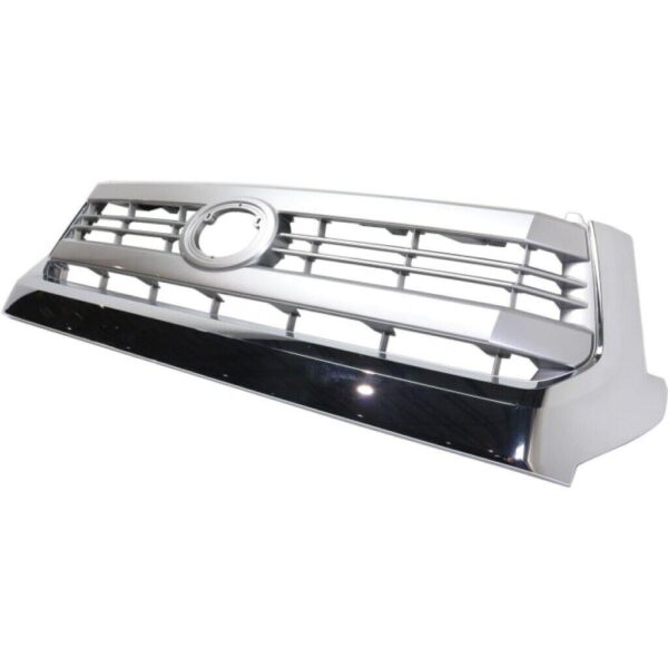 Grille Toyota Tundra 2014-2017 Painted Silver-Gray With Chrome Moulding 1794 Edition , TO1200376 - Image 4