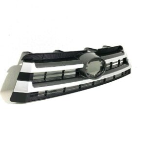 Grille Matte Toyota Highlander 2017-2019 Black/Gray With Ptd Silver Bars , TO1200425