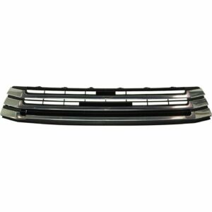 Grille Toyota Highlander 2017-2019 Matte-Black/Gray With Chrome Bars , TO1200427