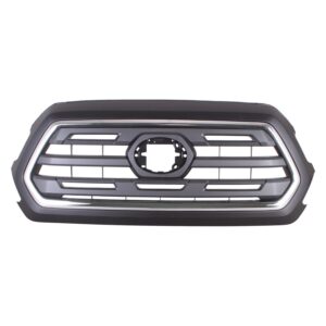 Grille Front Toyota Tacoma 2018-2019 Ptm With Black Center/Chrome Outer Molding/Sr5 Model , To1200474 - Hunt Parts