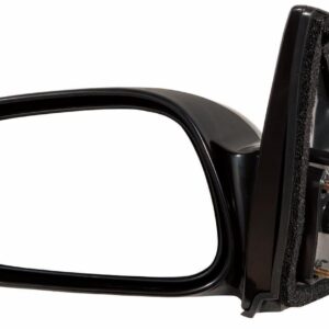 Mirror Driver Side Toyota Matrix 2003-2008 Manual Non-Foldaway Gloss Black Ptm , TO1320206