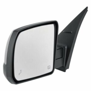 Mirror Driver Side Toyota Tundra 2014-2021 Power Heated Chrome With Blind Spot Ltd Model , TO1320305