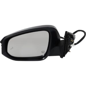 Mirror Driver Side Toyota Highlander 2018-2019 Power Ptm Heated With Blind Spot/Memory/Puddle Lamp/Signal High Quality , To1320409 - Hunt Parts