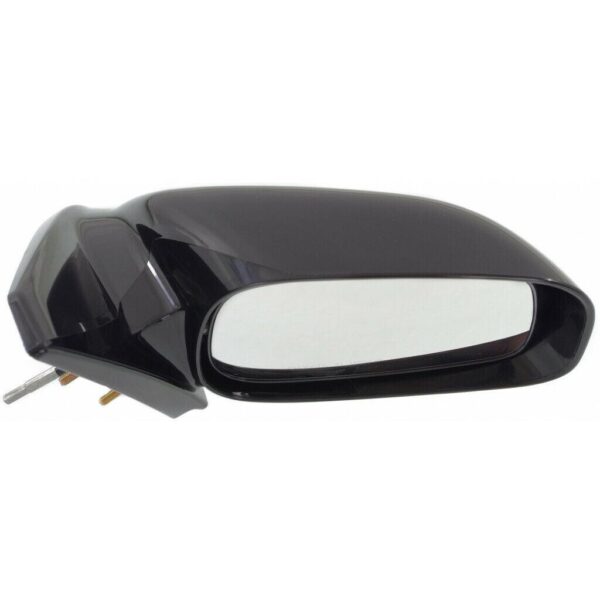 Mirror Passenger Side Toyota Matrix 2003-2008 Manual Non-Foldaway Gloss Black Ptm , TO1321206 - Image 4