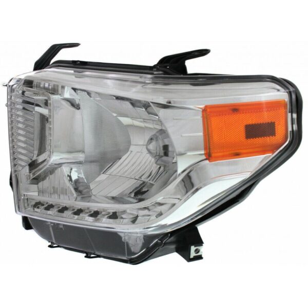 Head Lamp Driver Side Toyota Tundra 2014-2017 With Level Adjuster Halogen Without Led Sr/Sr5/Ltd Model Economy Quality , TO2502219U - Image 4