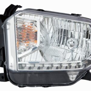 Head Lamp Driver Side Toyota Tundra 2014-2017 With Level Adjuster Halogen Without Led Sr/Sr5/Ltd Model High Quality , TO2502219