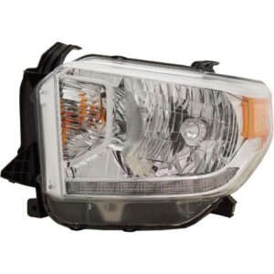 Head Lamp Driver Side Toyota Tundra 2014-2017 Halogen With Led Drive Lamp Platinum/1794 Edition Model High Quality , TO2502220