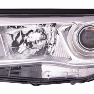 Head Lamp Driver Side Toyota Highlander Hybrid 2014-2016 With Bright Chrome Bezel High Quality , TO2502221