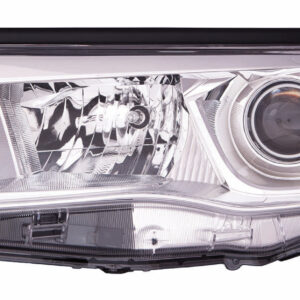 Head Lamp Driver Side Toyota Highlander 2014-2016 With Bright Chrome Bezel Capa , To2502221C - Hunt Parts