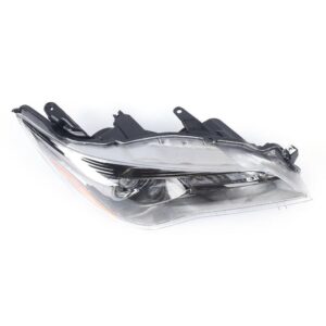 Head Lamp Driver Side Toyota Camry 2015-2017 Halogen Le/Xle Chrome Bezel Without Led Kentucky Built Economy Quality , TO2502222U