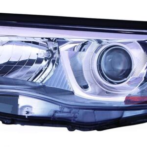 Head Lamp Driver Side Toyota Highlander Hybrid 2014-2016 With Smoked Chrome Bezel High Quality , TO2502225