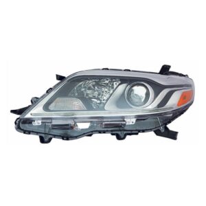 Head Lamp Driver Side Toyota Sienna 2015-2020 Halogen With Led Drl Xle/Ltd , TO2502230V