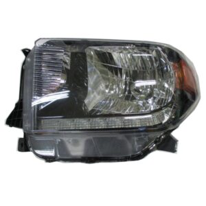Head Lamp Driver Side Toyota Tundra 2018-2020 Halogen Without Smoked Bezel High Quality , TO2502260