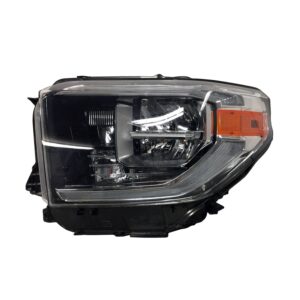 Head Lamp Driver Side Toyota Tundra 2018-2021 Led Drl With Smoked Lens Capa , To2502263C - Hunt Parts