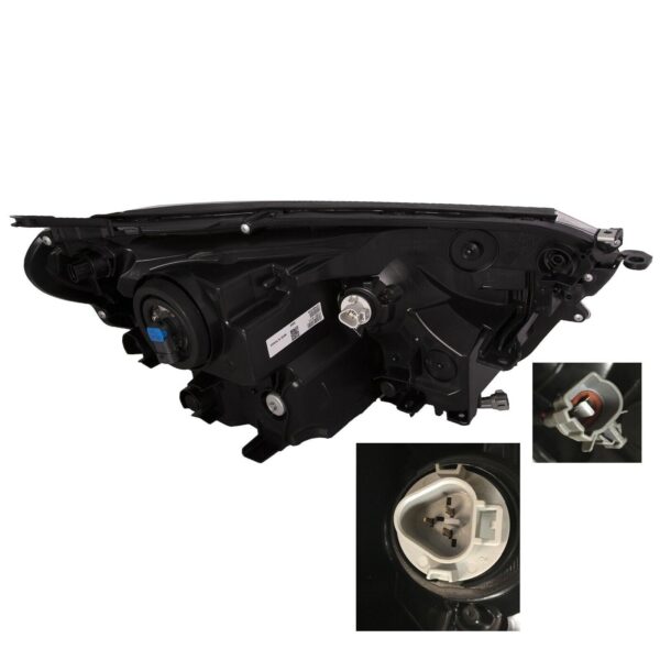 Head Lamp Driver Side Toyota Rav4 2016-2018 With Black Bezel Halogen North American Built Economy Quality , TO2502268U - Image 2