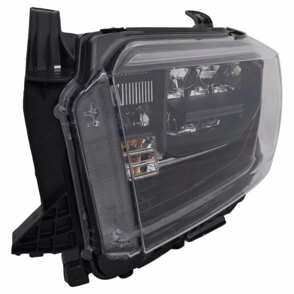 2019-2021 Toyota Tundra Head Lamp Driver Side Black Trim With Led Drl , TO2502281U - Image 5