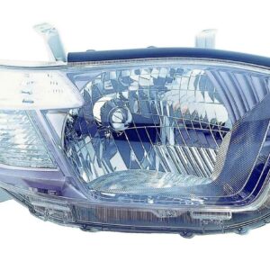 Head Lamp Passenger Side Toyota Highlander 2008-2010 Sport Mdl With Smoked Lens High Quality , TO2503177