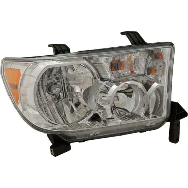 Head Lamp Passenger Side Toyota Tundra 2009-2013 With Level Adjuster High Quality , TO2503194 - Image 3
