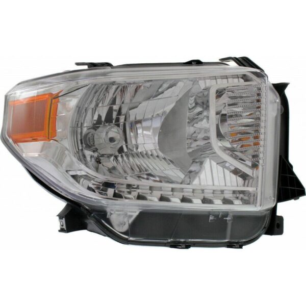 Head Lamp Passenger Side Toyota Tundra 2014-2016 Halogen Without Level Adjuster Without Led Running Lamp Sr/Sr5/Ltd High Quality , TO2503218 - Image 2