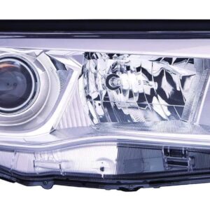 Head Lamp Passenger Side Toyota Highlander Hybrid 2014-2016 With Bright Chrome Bezel High Quality , TO2503221