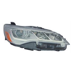 Head Lamp Passenger Side Toyota Camry 2015-2017 Led Xle Chrome Bezel High Quality , TO2503223