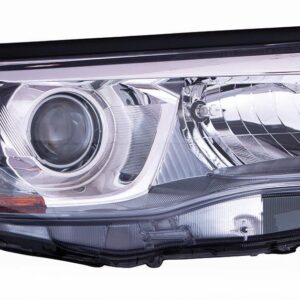 Head Lamp Passenger Side Toyota Highlander Hybrid 2014-2016 With Smoked Chrome Bezel High Quality , TO2503225