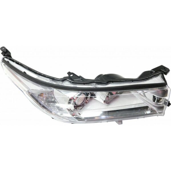 Head Lamp Passenger Side Toyota Highlander 2017-2019 With Smoked Chrome With Chrome Bezel Without Led Drl Le/Le Plus/Xle Model High Quality , TO2503251 - Image 3