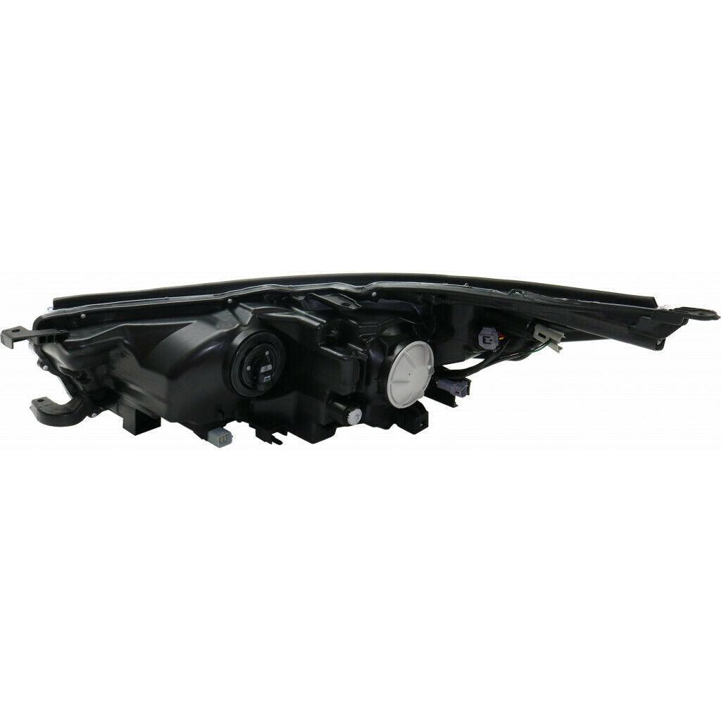 Head Lamp Passenger Side Toyota Highlander 2017-2019 With Smoked Chrome With Chrome Bezel Without Led Drl Le/Le Plus/Xle Model High Quality , TO2503251