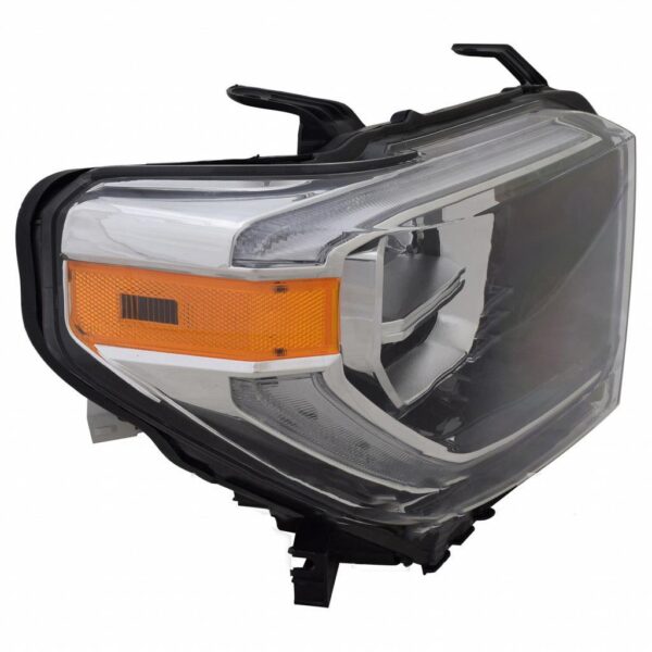 Head Lamp Passenger Side Toyota Tundra 2018-2021 With Led Drl Without Smoked Lens Economy Quality , TO2503262U - Image 3