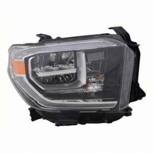 Head Lamp Passenger Side Toyota Tundra 2018-2021 Led Drl Without Smoked Lens High Quality , To2503262 - Hunt Parts