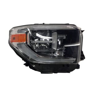 Head Lamp Passenger Side Toyota Tundra 2018-2021 Led Drl With Smoked Lens High Quality , To2503263 - Hunt Parts