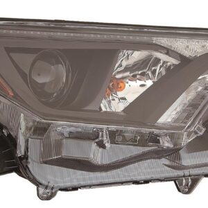 Head Lamp Passenger Side Toyota Rav4 2016-2018 With Black Bezel Halogen North American Built Economy Quality , TO2503268U