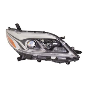 Head Lamp Passenger Side Toyota Sienna 2015-2020 Chrome Bezel High Quality , To2519154 - Hunt Parts