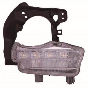 Daytime Running Lamp Passenger Side On Toyota Highlander 2014-2016 Bumper Capa , To2563100C - Hunt Parts