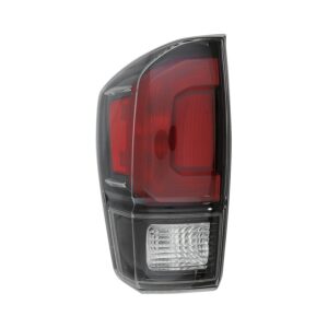 Tail Lamp Driver Side Toyota Tacoma 2017-2019 Black Bezel Capa , To2800201C - Hunt Parts