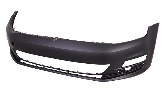 Bumper Front Volkswagen Golf Hatchback 2015-2017 Primed Without Sensor Hole , VW1000208