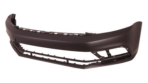 Bumper Front Volkswagen Jetta 2015-2018 Primed Without Sensor Without Washer Exclude Gli/Wolfsburg Model , VW1000220