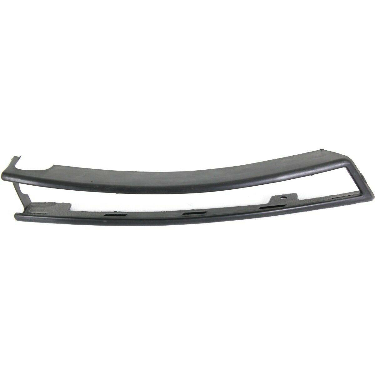 Bumper Moulding Front Outer Driver Side Volkswagen Passat 2006-2010 (Fits In Fog Hole) Smooth Black , VW1058101