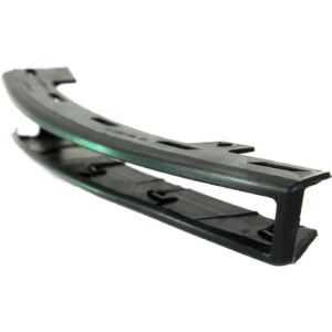 Bumper Moulding Front Outer Passenger Side Volkswagen Passat 2006-2010 (Fits In Fog Hole) Smooth Black , VW1059101