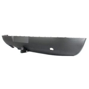 Bumper Spoiler Rear Volkswagen Rabbit 2006-2009 Matte-Black , VW1193105